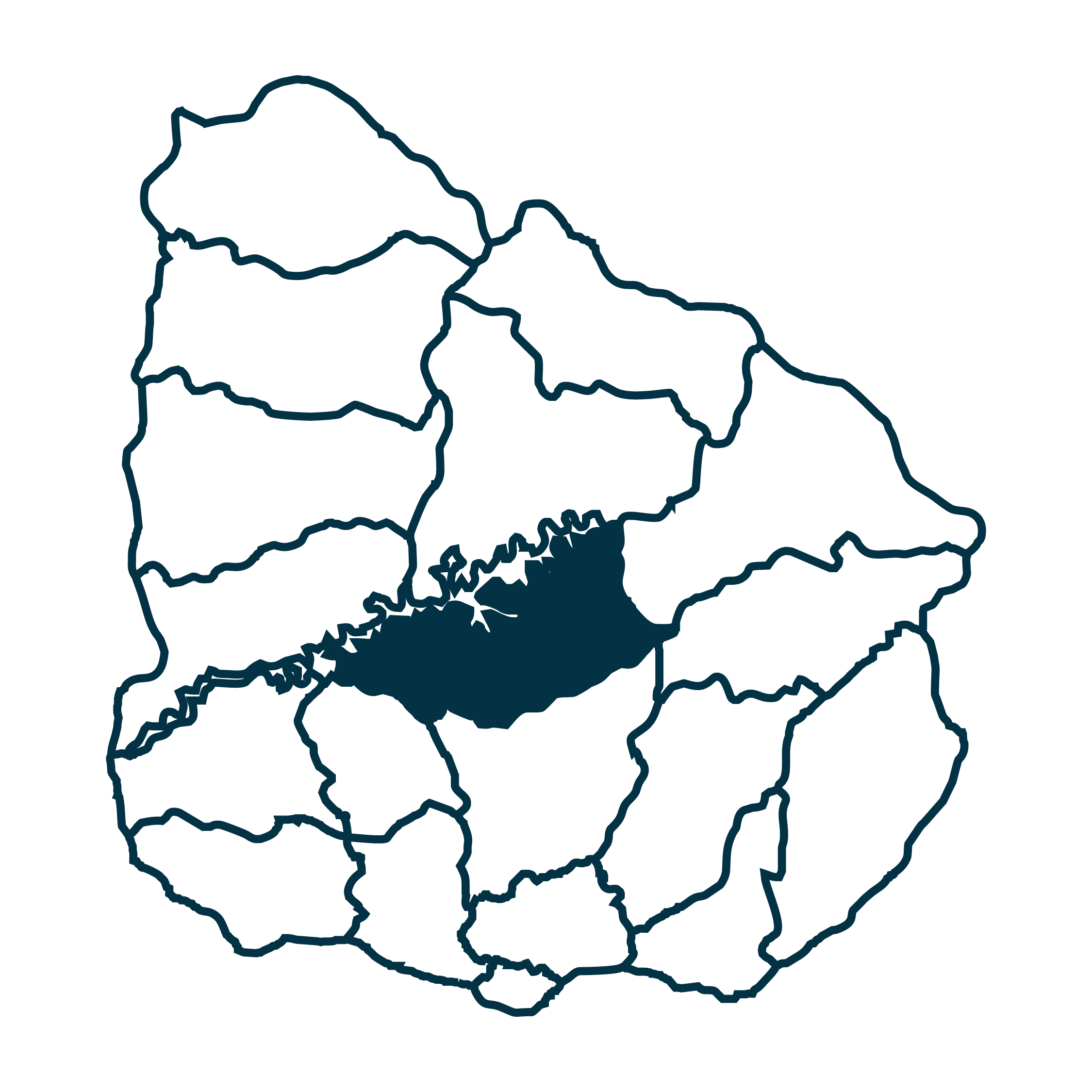 Mapa Durazno